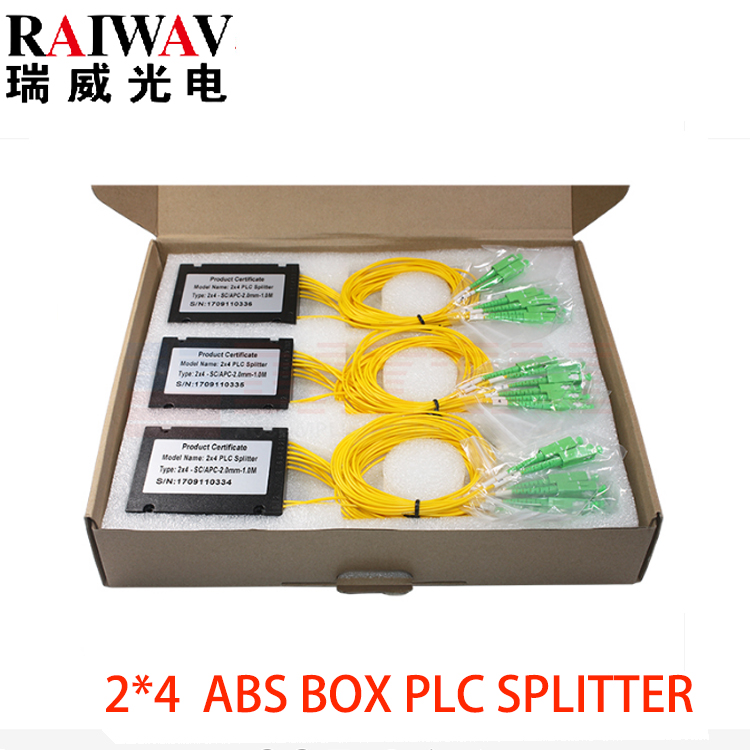 FTTH 2X8 2X16 2X32 ABS Box PLC Fiber Optical Splitter 
