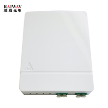 Dual Port 2 Output Fiber Optic Wall Mounted FTTH Faceplate 